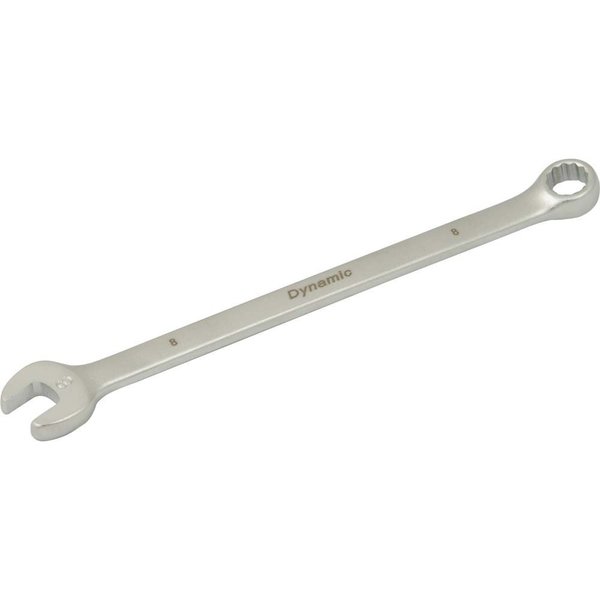 Dynamic Tools 8mm 12 Point Combination Wrench, Contractor Series, Satin Finish D074408